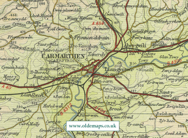 Carmarthen Map