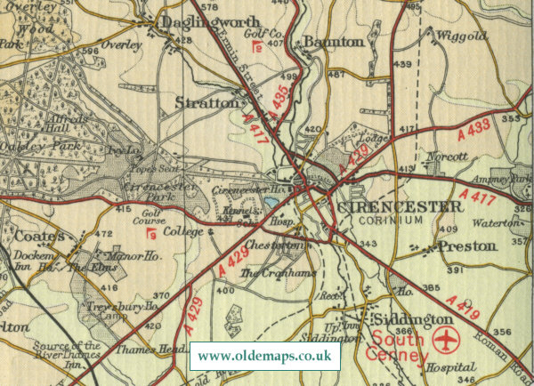 Cirencester Map