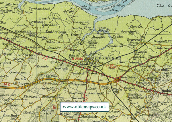Faversham Map