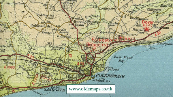 Folkestone Map