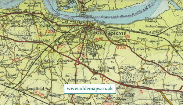 Gravesend Map