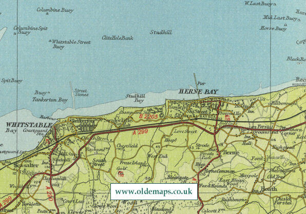 Herne Bay Map