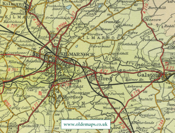 Kilmarnock Map
