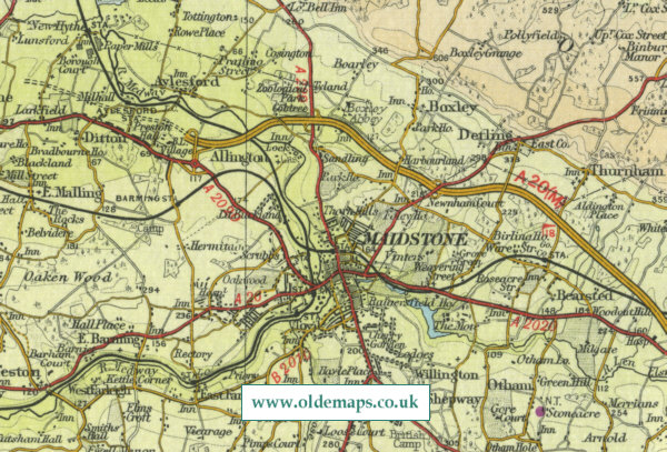 Maidstone Map