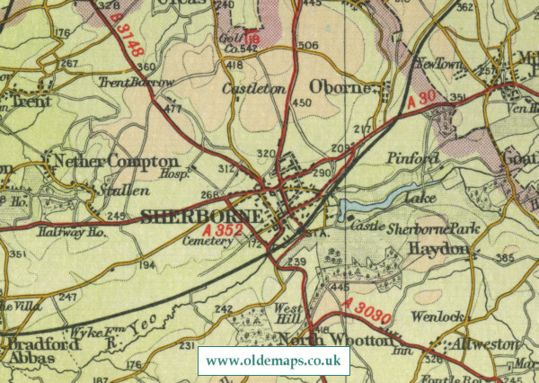 Sherborne Map