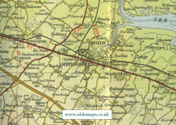 Sittingbourne Map