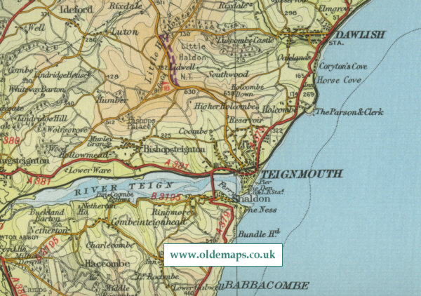 Teignmouth Map