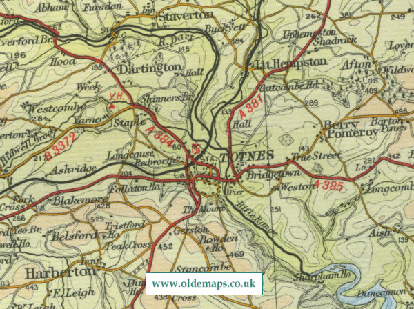 Totnes Map