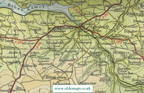 Wadebridge Map