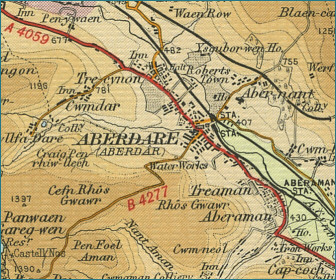 Aberdare Map