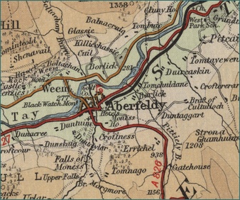 Aberfeldy Map