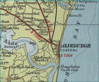 Aldeburgh Map
