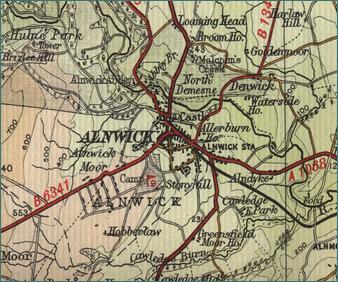 Alnwick Map