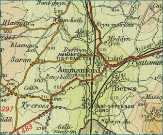 Ammanford Map
