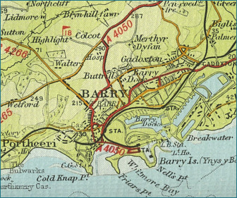 Barry Map