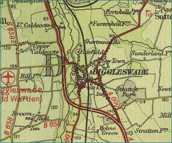 Biggleswade Map