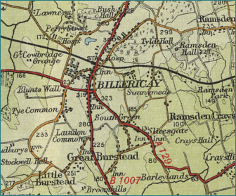 Billericay Map