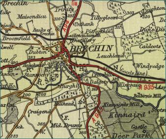 Brechin Map