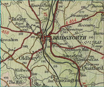 Bridgnorth Map