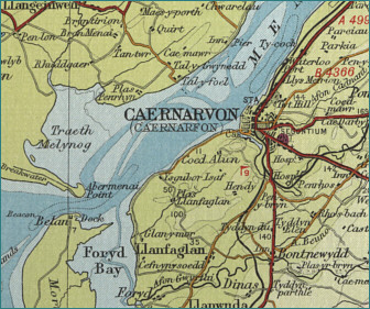 Caernarvon Map