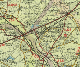 Camberley Map