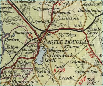 Castle Douglas Map