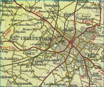 Cheltenham Map