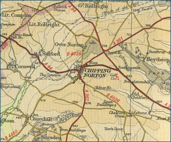Chipping Norton Map