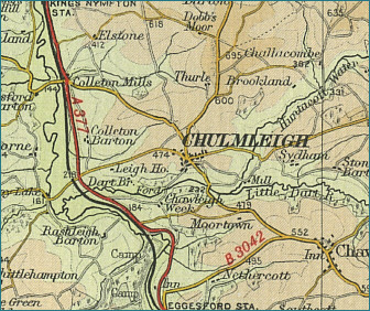 Chulmleigh Map