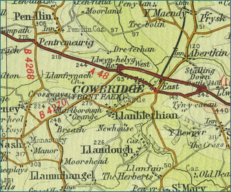 Cowbridge Map