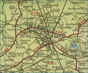 Crewe Map