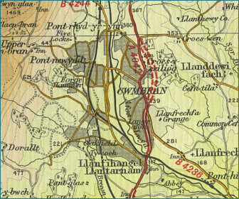 Cwmbran Map