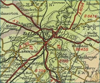 Dalkeith Map