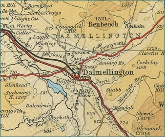 Dalmellington Map