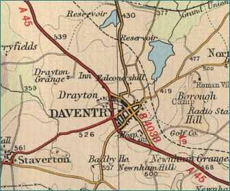 Daventry Map