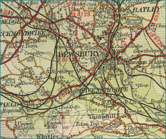 Dewsbury Map
