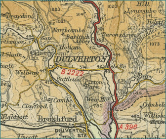 Dulverton Map