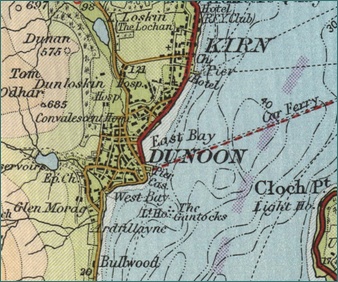 Dunoon Map