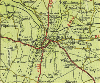 Evesham Map