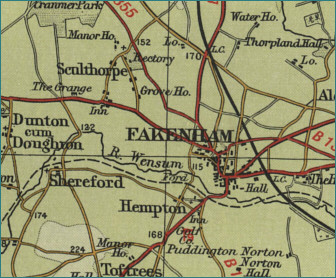 Fakenham Map