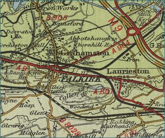 Falkirk Map