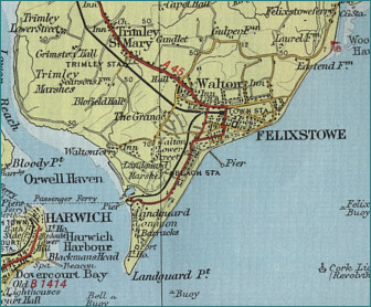 Felixstowe Map