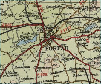 Forfar Map