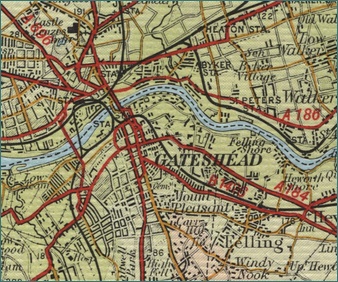 Gateshead Map