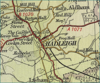 Hadleigh Map