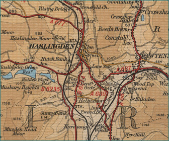 Haslingden Map