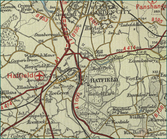 Hatfield Map