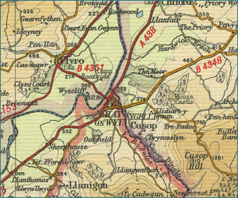 Hay-on-Wye Map