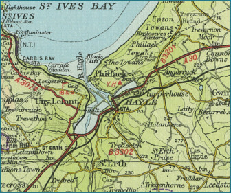Hayle Map