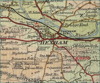 Hexham Map